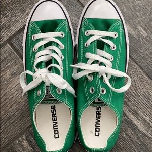 Women’s size 8.5 All Star green Converse UNUSED